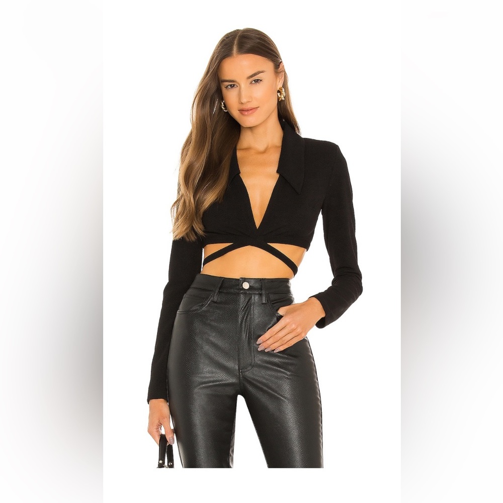 Knit Wrap Top - WeWoreWhat. Brand new!